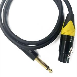 Unbalanced 6.35mm TS to XLR Cable